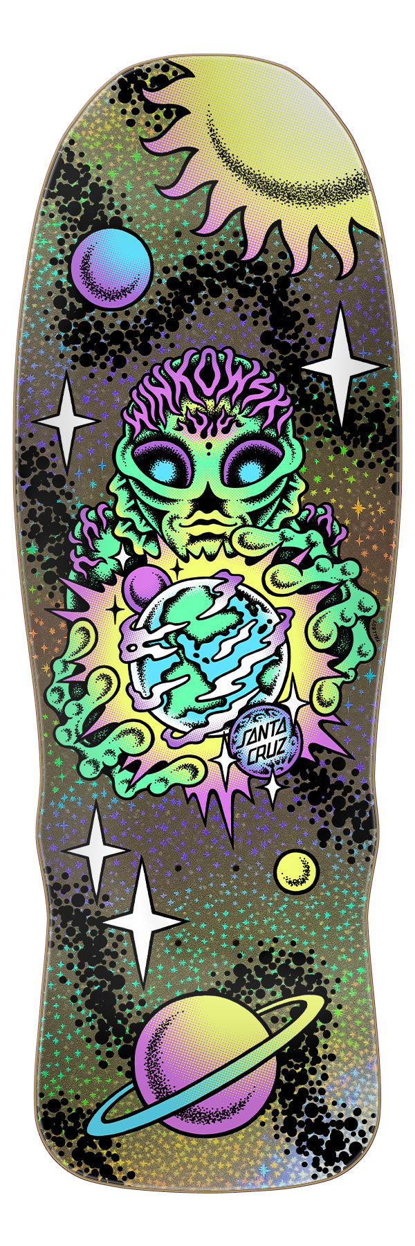 Santa Cruz Winkowski Cosmic Pro Shaped Skateboard Deck 10.35