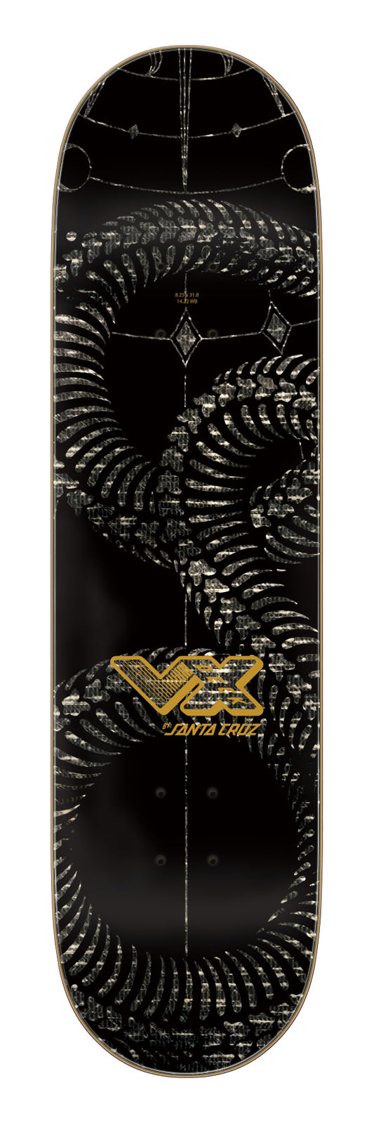 Santa Cruz McCoy Snakes VX Skateboard Deck 8.25