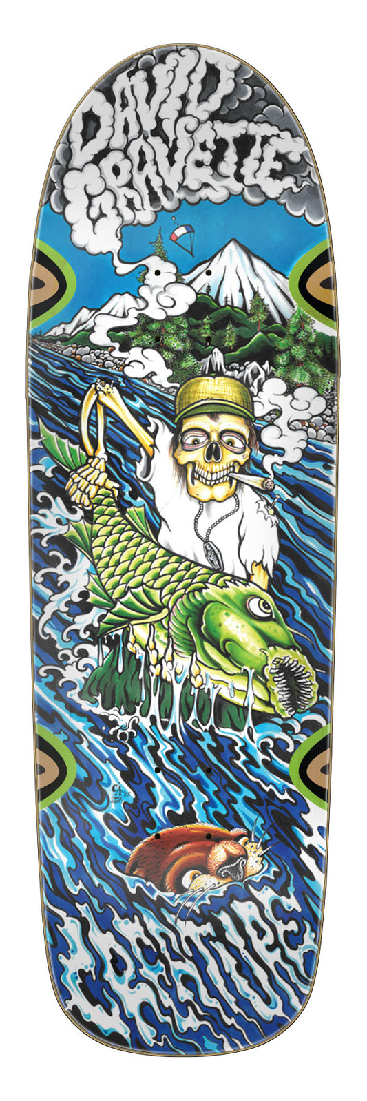 Creature Gravette Hippie Falls Pro Skateboard Deck 9.00