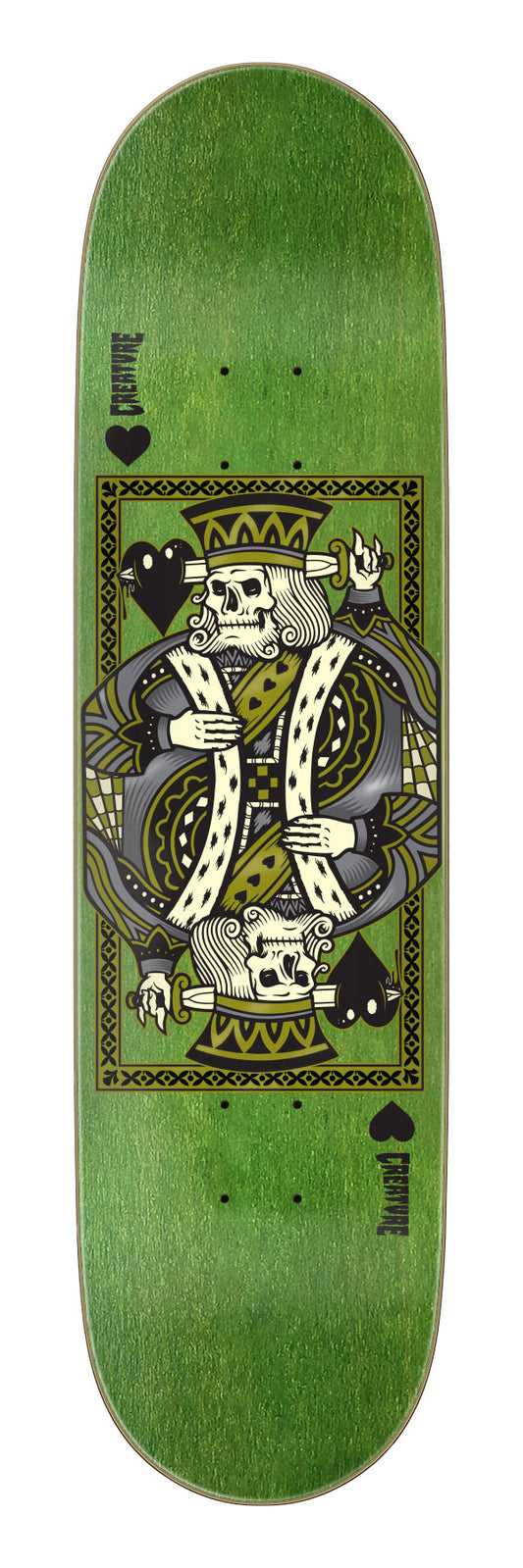 Creature Heshking Twin SM Skateboard Deck 8.20