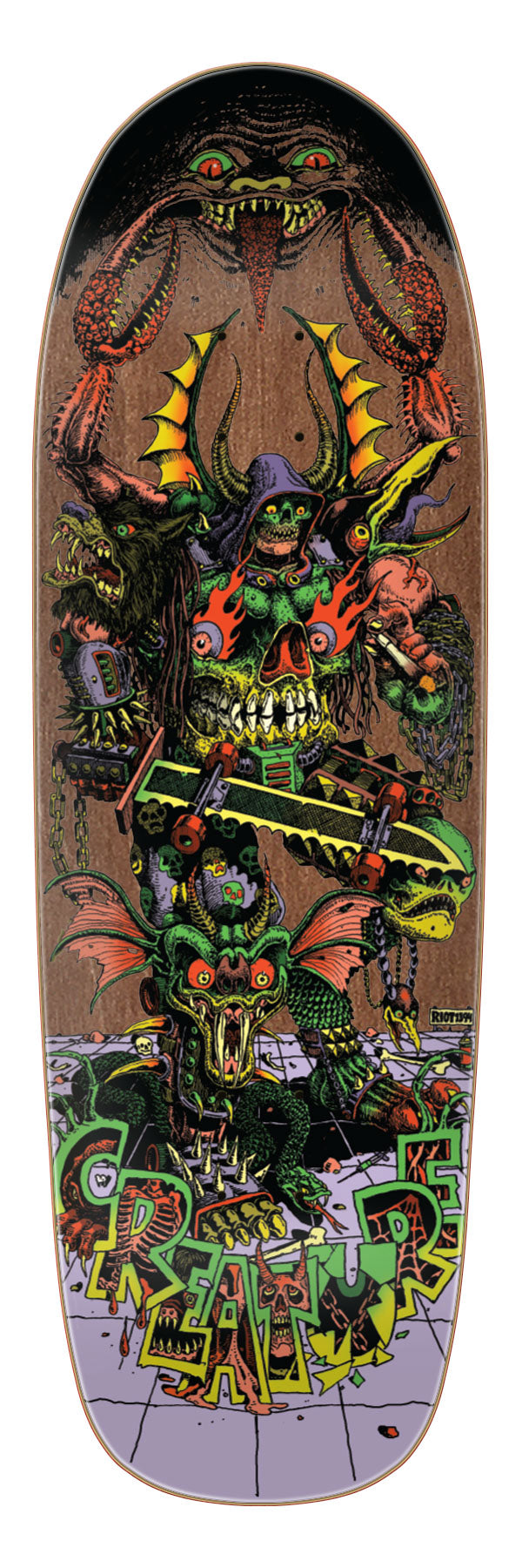 Creature Hallucination Beast Skateboard Deck 9.55