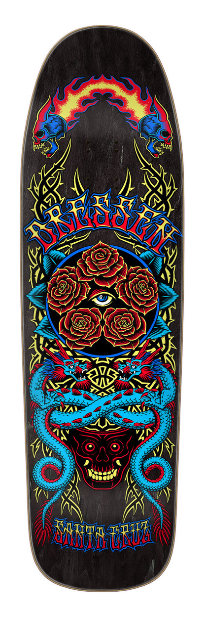 Santa Cruz Dressen Rose Crew Five Pro Shaped 9.30