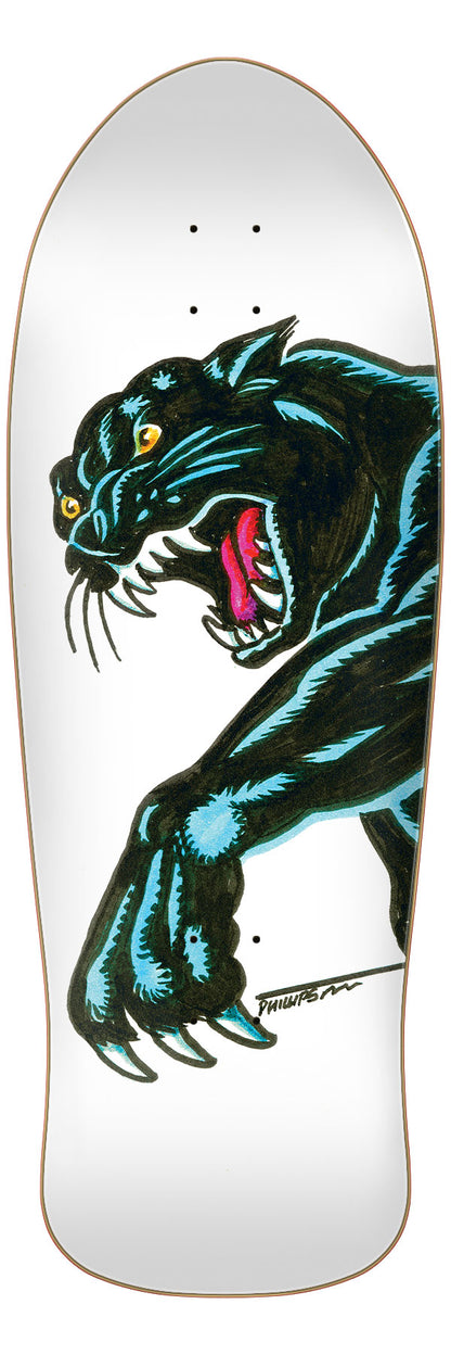 Santa Cruz Natas Sketch Panther Reissue Skateboard Deck 10.54