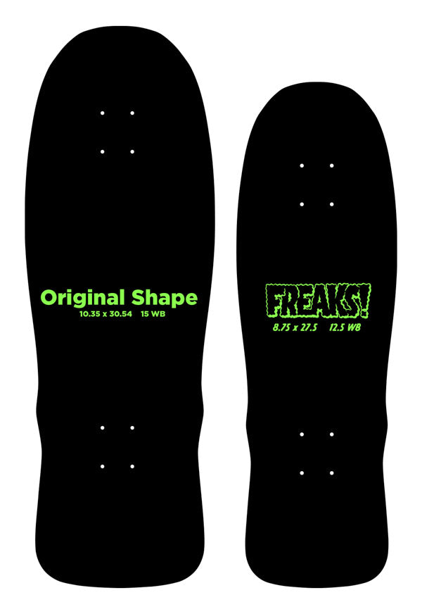 Santa Cruz Winkowski Dope Planet Micro Freaks Skateboard Deck 8.75in x 27.5