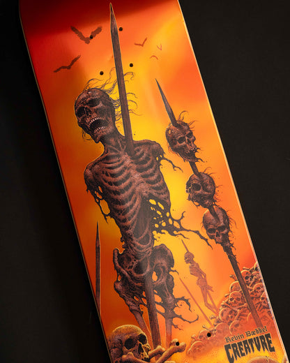 Creature Baekkel Wasted Pro Skateboard Deck 8.6