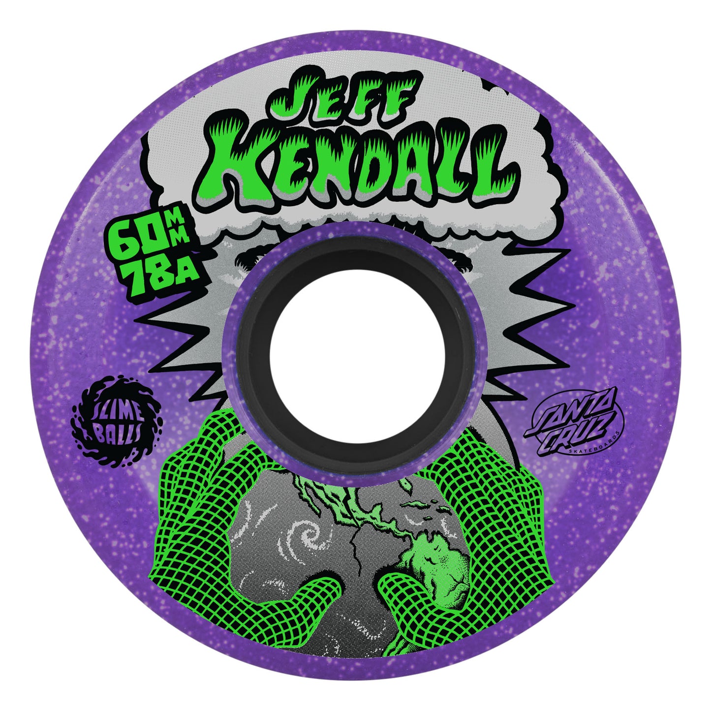 Slime Balls 60mm Kendall End of the World Reissue OG Slime Purple 78a Skateboard Wheels