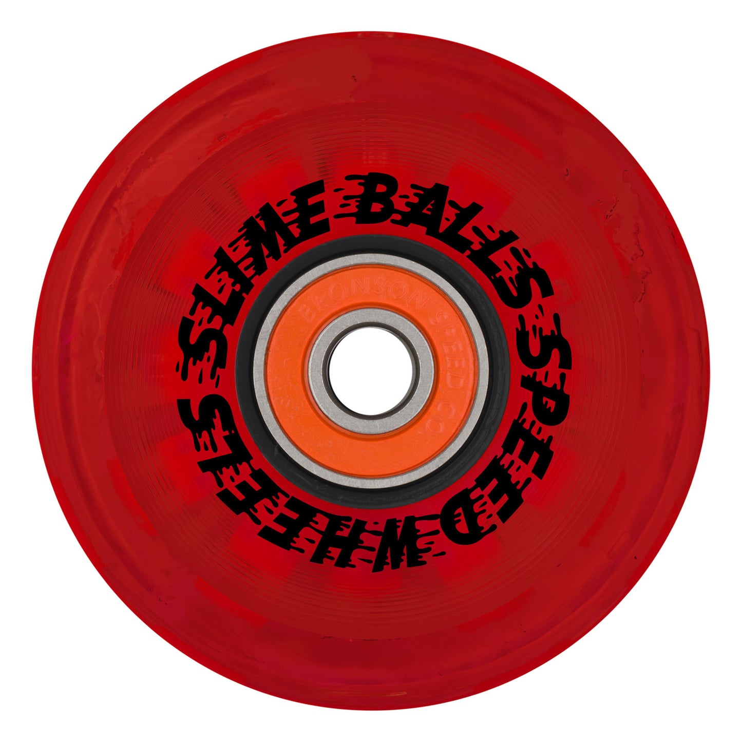 Slime Balls 60mm Cafe Light Ups OG Slime Red 78a Skateboard Wheels