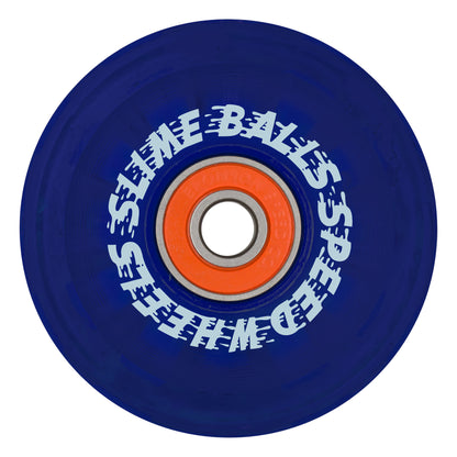 Slime Balls 66mm Ice Light Ups OG Slime Blue 78a Skateboard Wheels