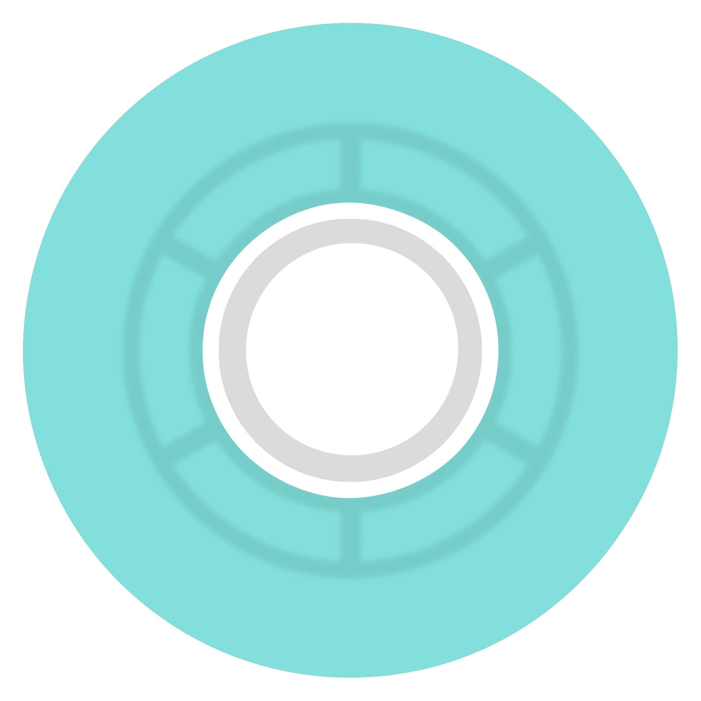 Ricta 57mm Clouds Transparent Aqua White 78a Skateboard Wheels