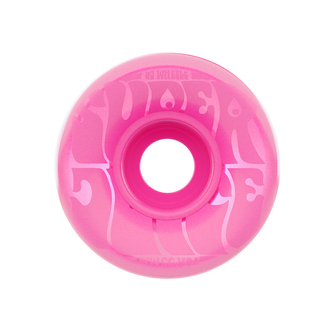 OJ Bubble Gum Mini Super Juice Transparent Pink 78a 55mm Wheels