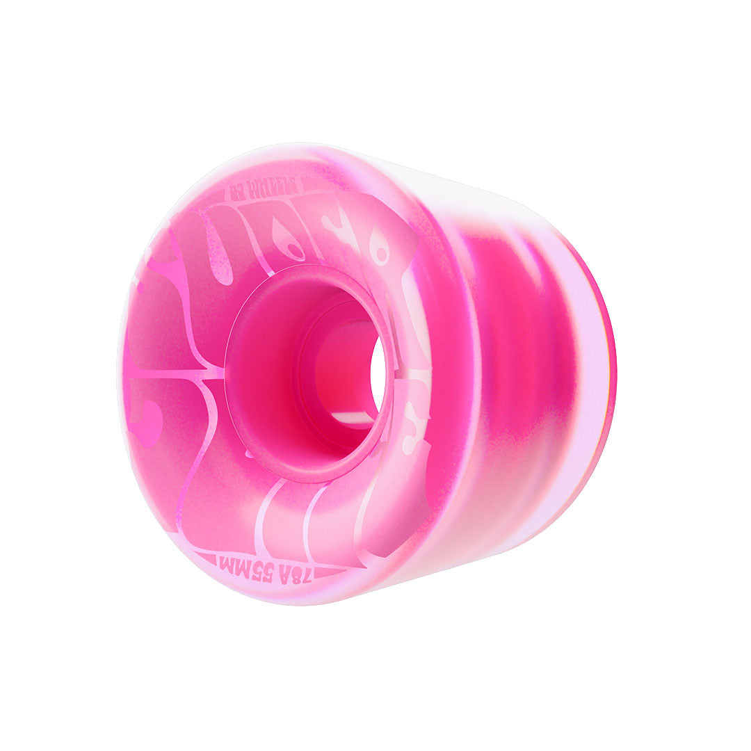 OJ Bubble Gum Mini Super Juice Transparent Pink 78a 55mm Wheels