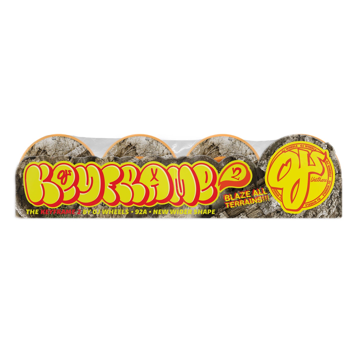 OJ Realtree Camo APX Keyframe 2 Orange 92a 56mm Wheels