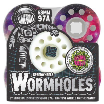 Slime Balls Worm Holes White 97a 58mm Wheels