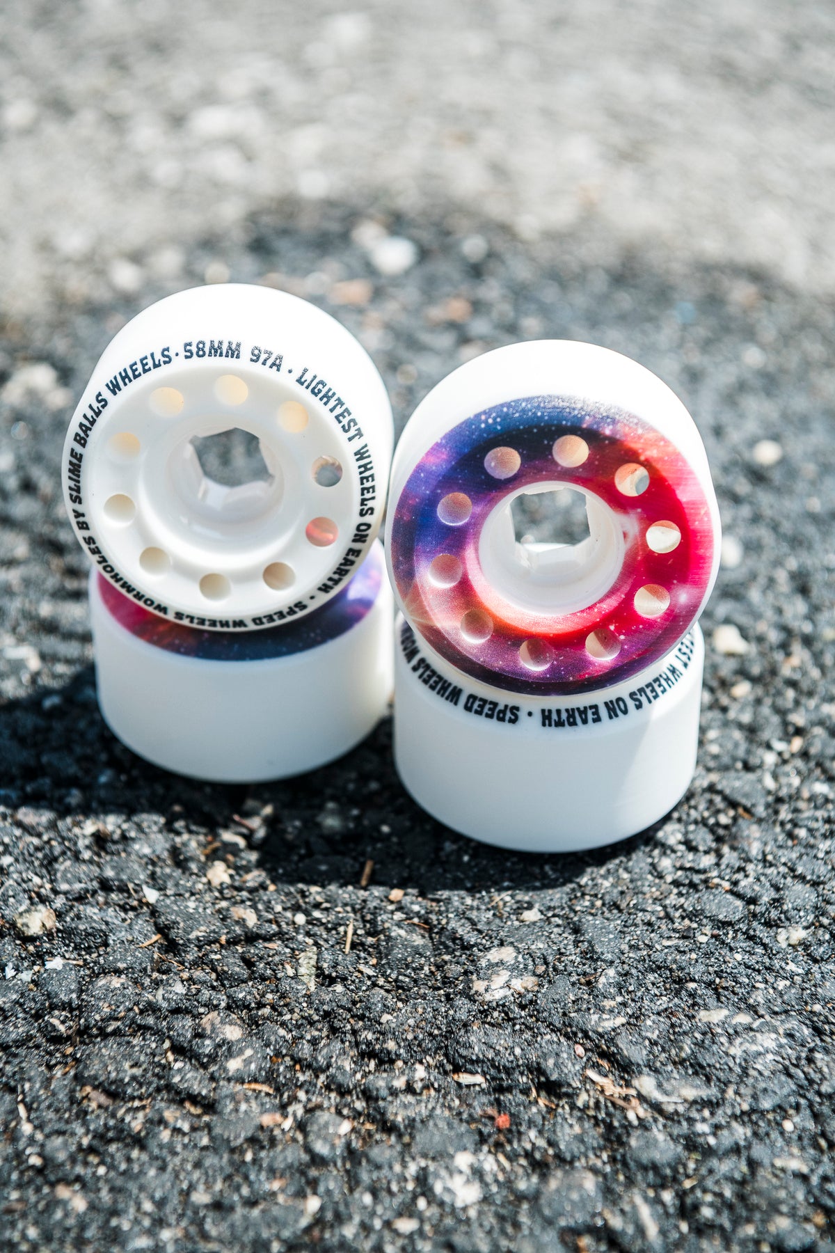 Slime Balls Worm Holes White 97a 58mm Wheels