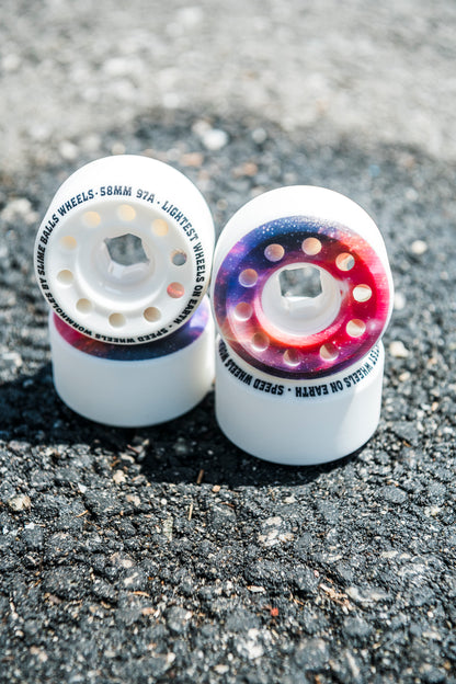 Slime Balls Worm Holes White 97a 58mm Wheels
