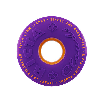 Ricta Clouds Purple Orange 92a 57mm Wheels