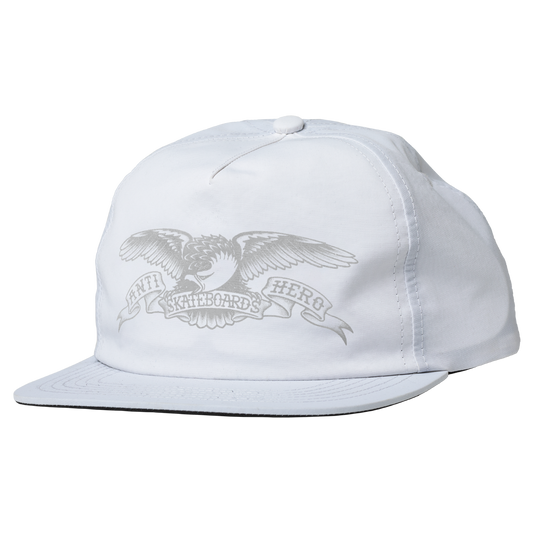 Anti Hero Adjustable Eagle Snapback Hat White