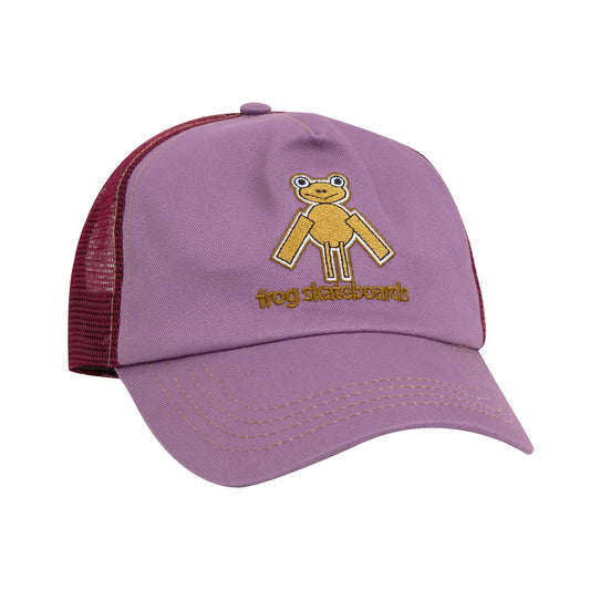 Frog Perfect Frog Trucker Hat Purple Maroon