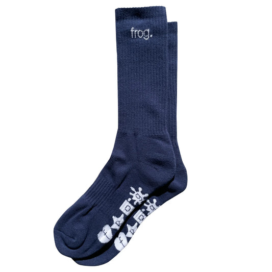 Frog Socks Navy White