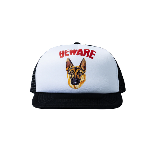 Market Beware Sign Trucker Hat