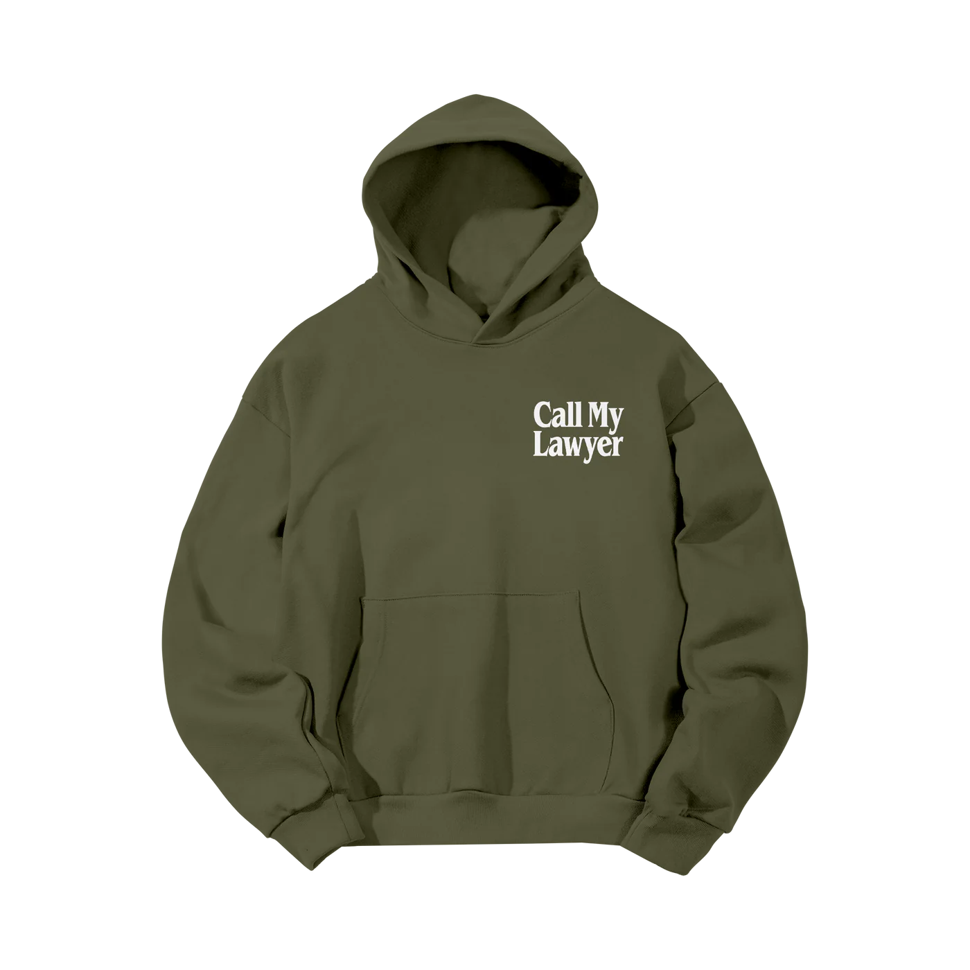 Market Call My Lawyer Hoodie Kelp