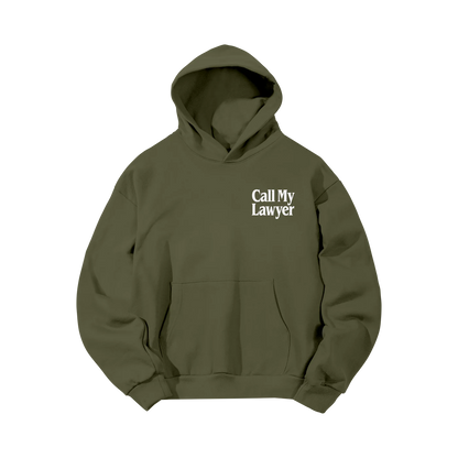 Market Call My Lawyer Hoodie Kelp