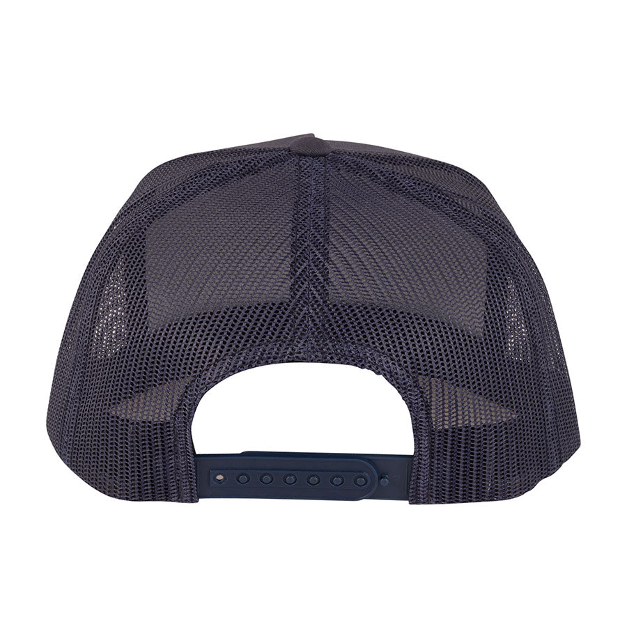 Black Double R Santa Cruz Screaming Hand Front Mesh Trucker Structured Hat Black ...