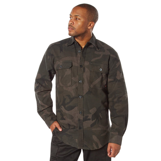 Rothco Midnight Camo Flannel Shirt