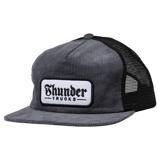 Thunder Script Patch Snapback Hat