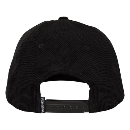 Indy Beacon Corduroy Snapback Hat Black