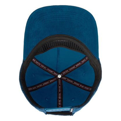 Indy Beacon Corduroy Snapback Hat Dark Slate Blue