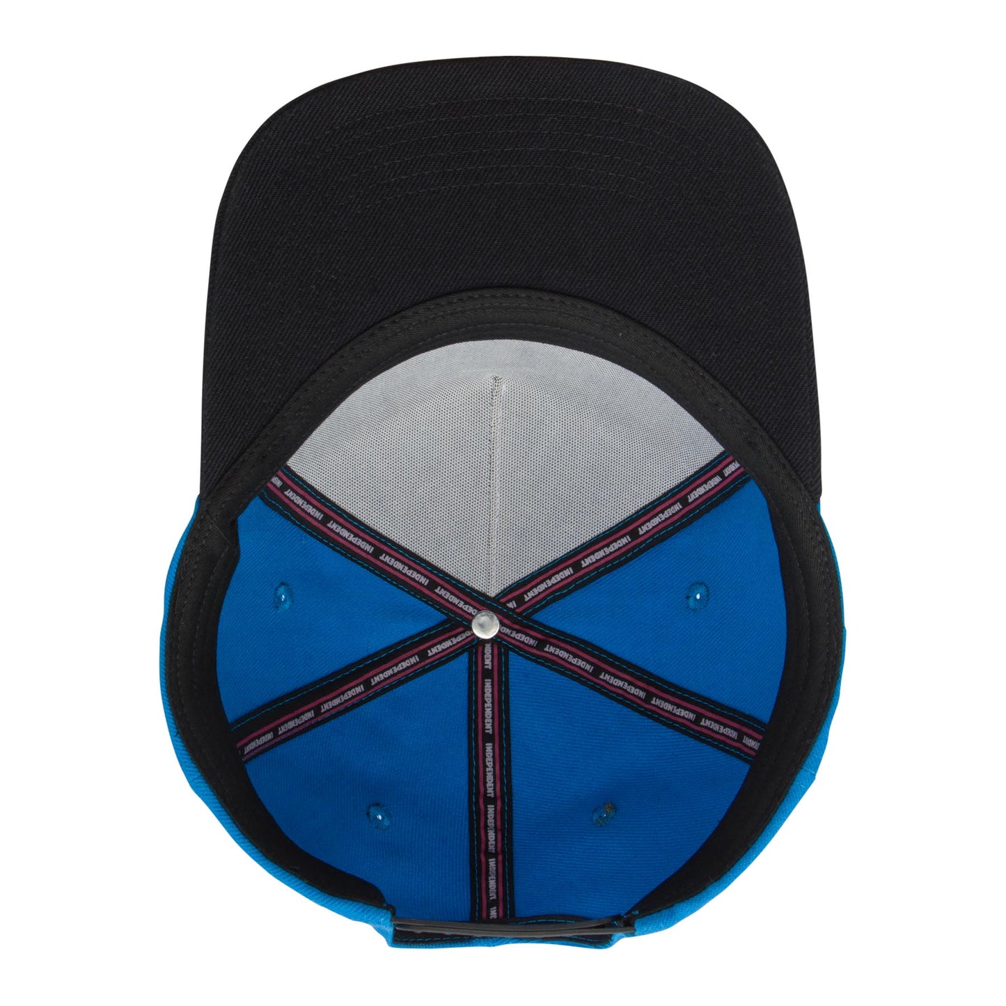 Indy Can't Be Beat Snapback Hat Blue Black