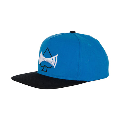 Indy Can't Be Beat Snapback Hat Blue Black