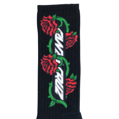 Santa Cruz Dressen Roses Vine Men's Crew Socks