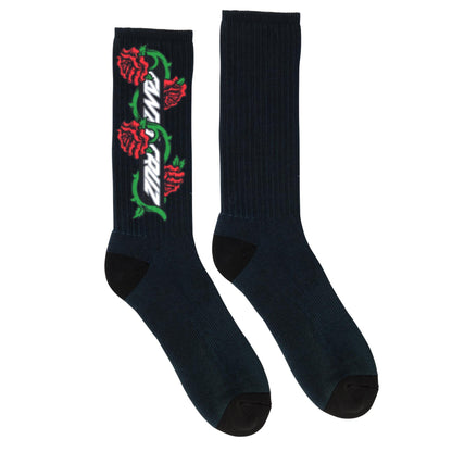 Santa Cruz Dressen Roses Vine Men's Crew Socks