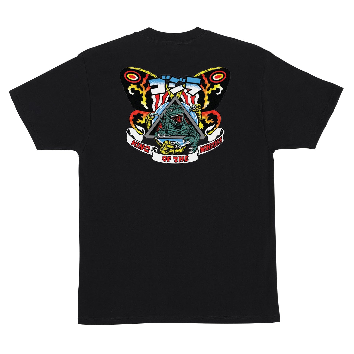 Santa Cruz x Godzilla Natas Mothra S/S Heavyweight T-Shirt Black