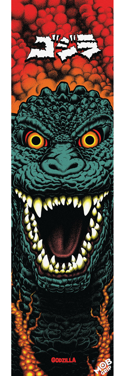 Santa Cruz x Godzilla Destroyer Graphic Mob Grip Tape Sheet 9"