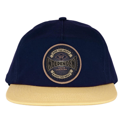 Independent Established 78 Strapback Unstructured Hat Stone