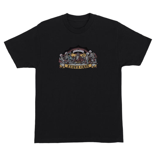 Santa Cruz Guzman Dead Diners S/S Heavyweight T-Shirt Black