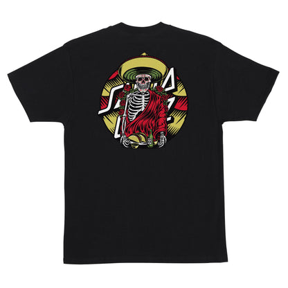 Santa Cruz Guzman Dining Dot S/S Heavyweight T-Shirt Black