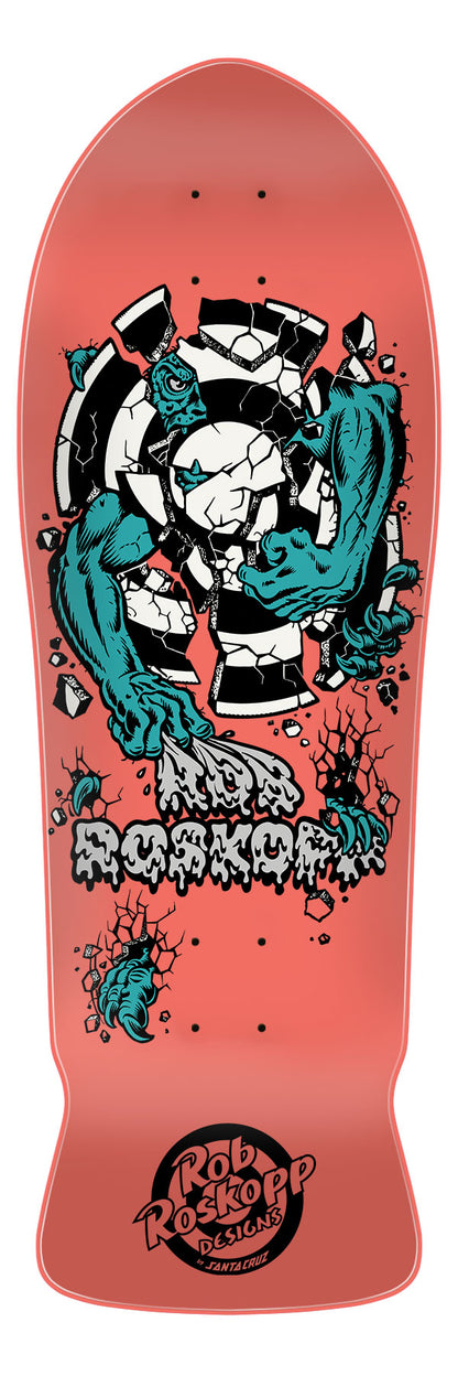 Santa Cruz Roskopp Three Reissue Skateboard Deck 10.17