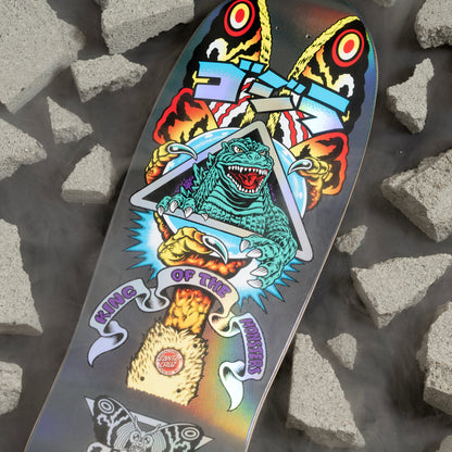 Santa Cruz x Godzilla Mothra Natas Skateboard Deck 10.538