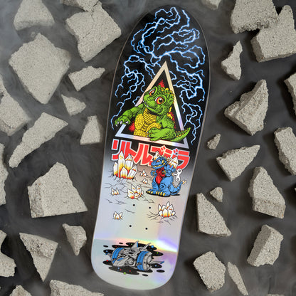 Santa Cruz x Godzilla Jr. Natas Skateboard Deck 9.89