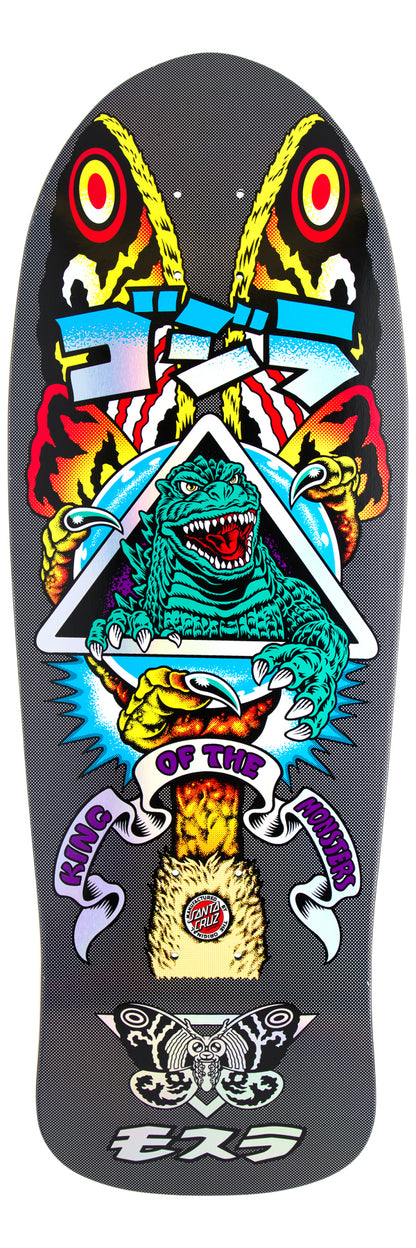 Santa Cruz x Godzilla Mothra Natas Skateboard Deck 10.538