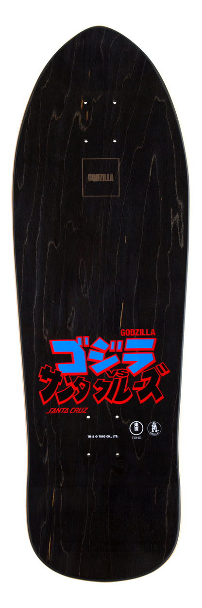 Santa Cruz x Godzilla Jr. Natas Skateboard Deck 9.89