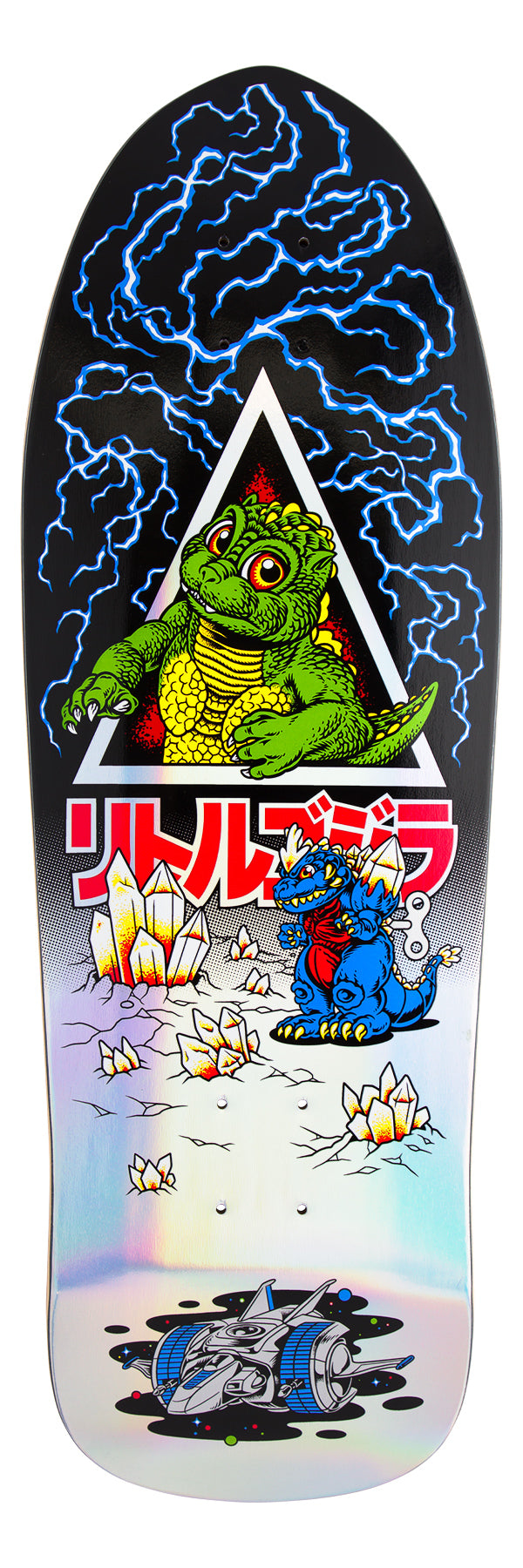 Santa Cruz x Godzilla Jr. Natas Skateboard Deck 9.89