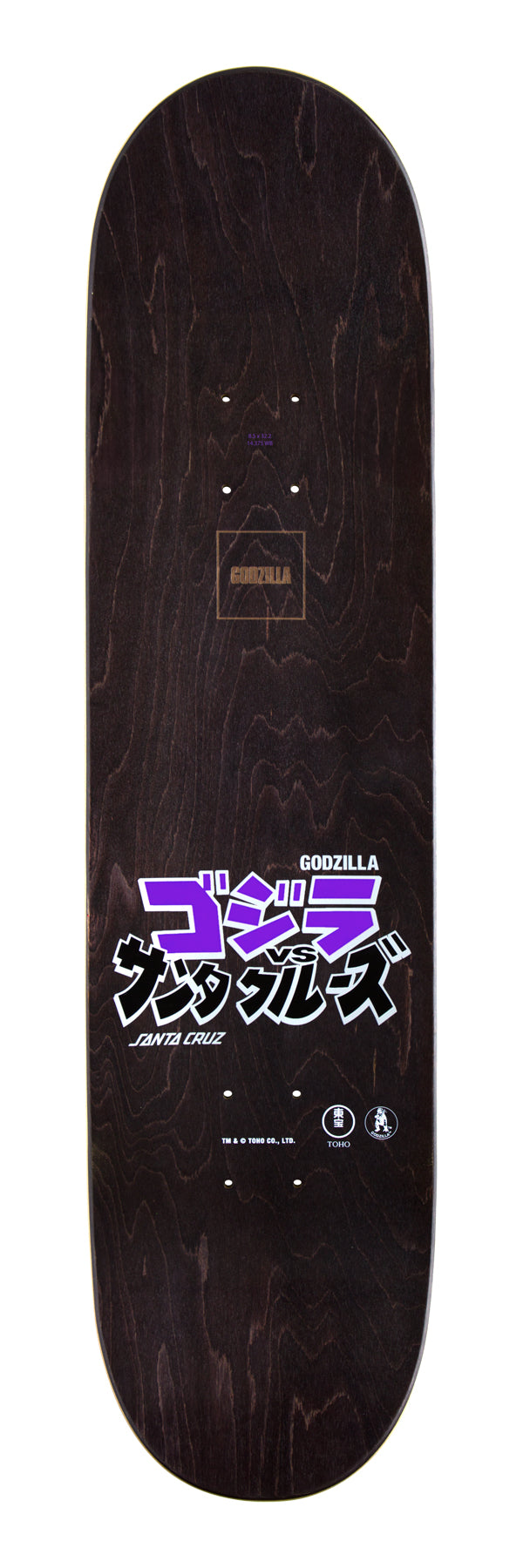 Santa Cruz x Godzilla Shin Knox Firepit Skateboard Deck 8.5