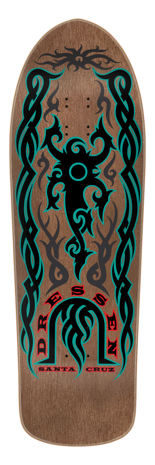 Santa Cruz Dressen Tribal Reissue Skateboard Deck 9.9