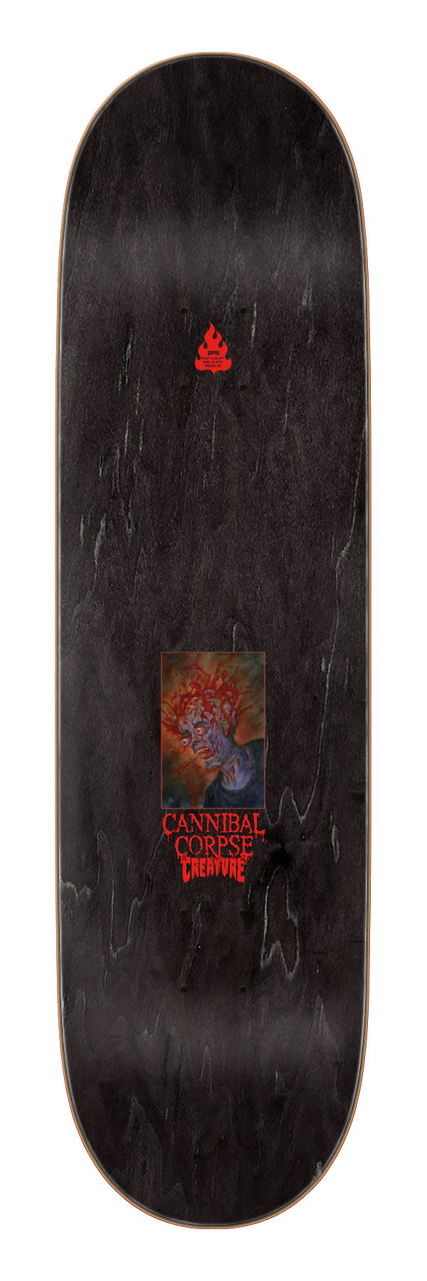 Creature Cannibal Corpse Skull and Blood Skateboard Deck 8.53