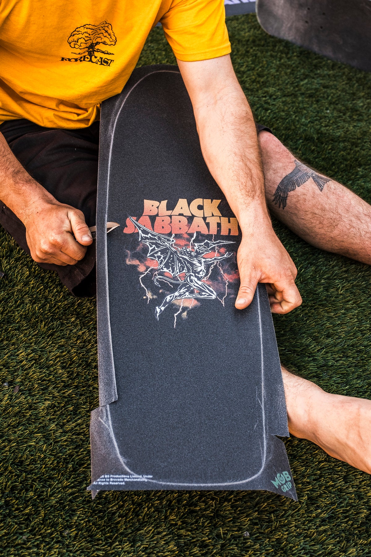 Mob Black Sabbath Henry 2 11in x 33in Grip Tape Sheet
